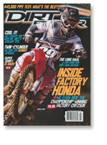 Dirt Bike Rider cover July 2006